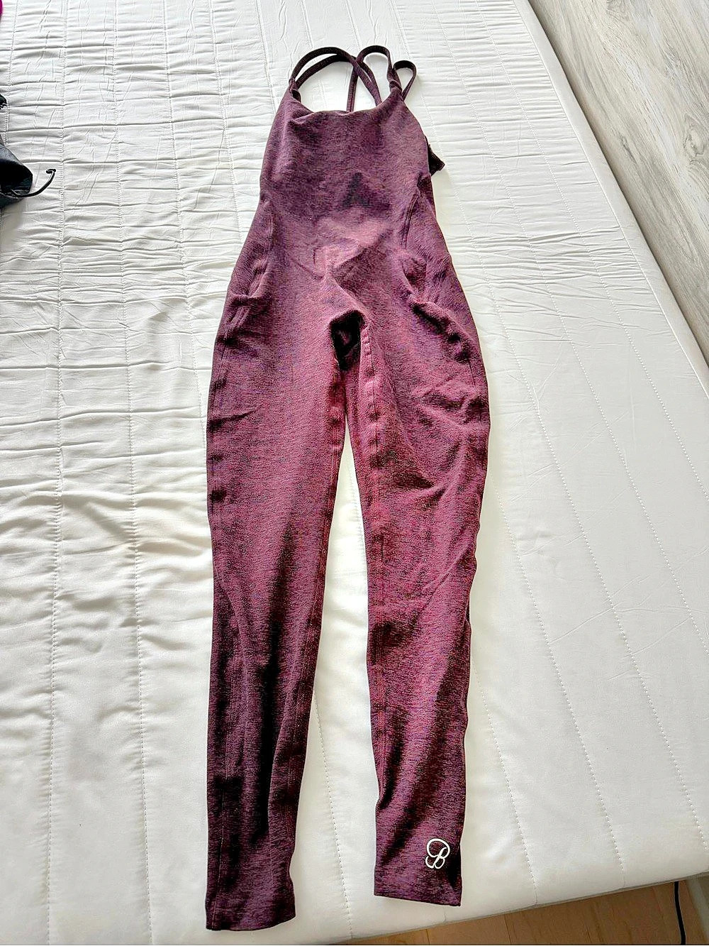 Bombshell Sportswear Form Bodysuit Purple Athletic Jumpsuit